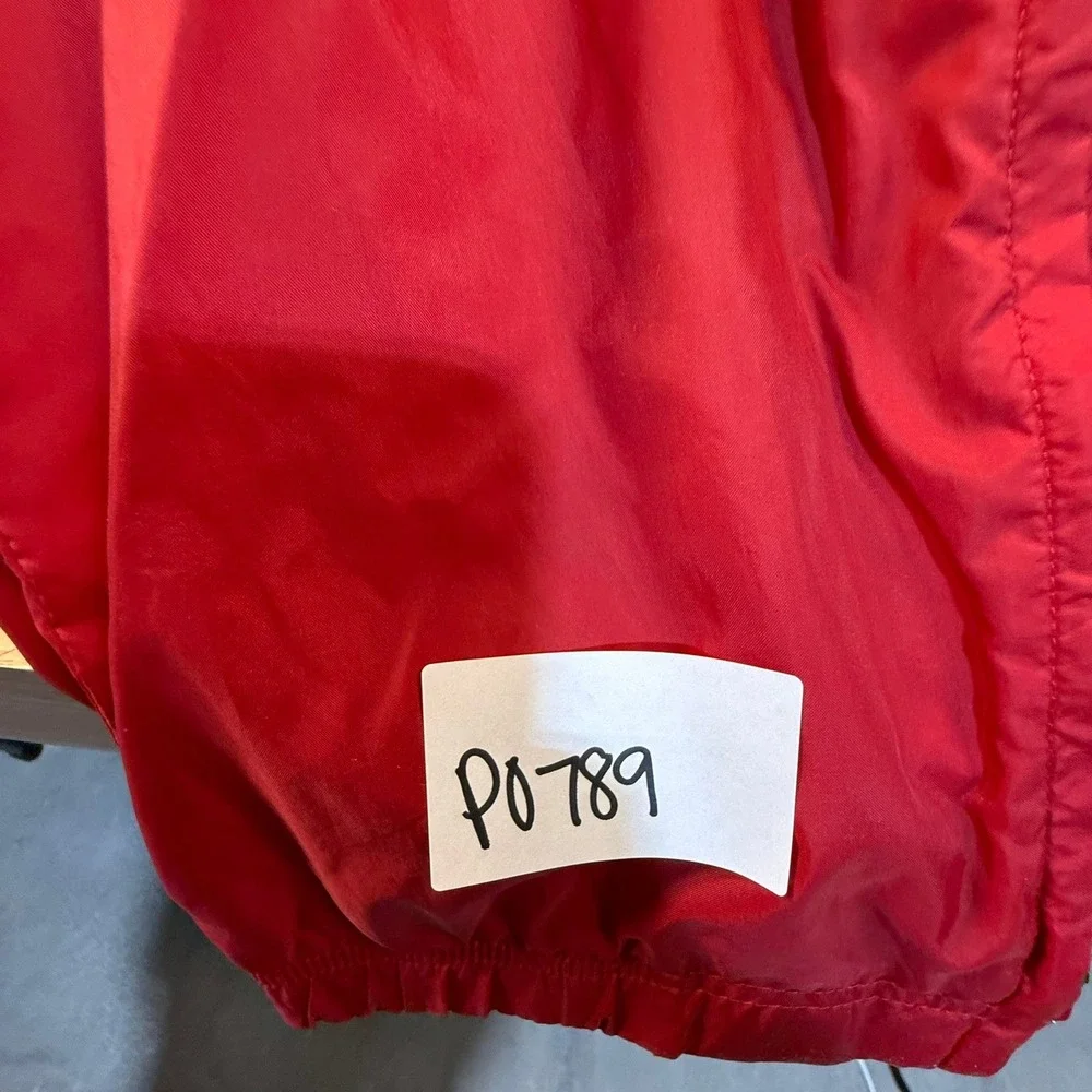 Vintage Nike Red Windbreaker Track Pants Mens XL Lined Athletic Trousers P0789